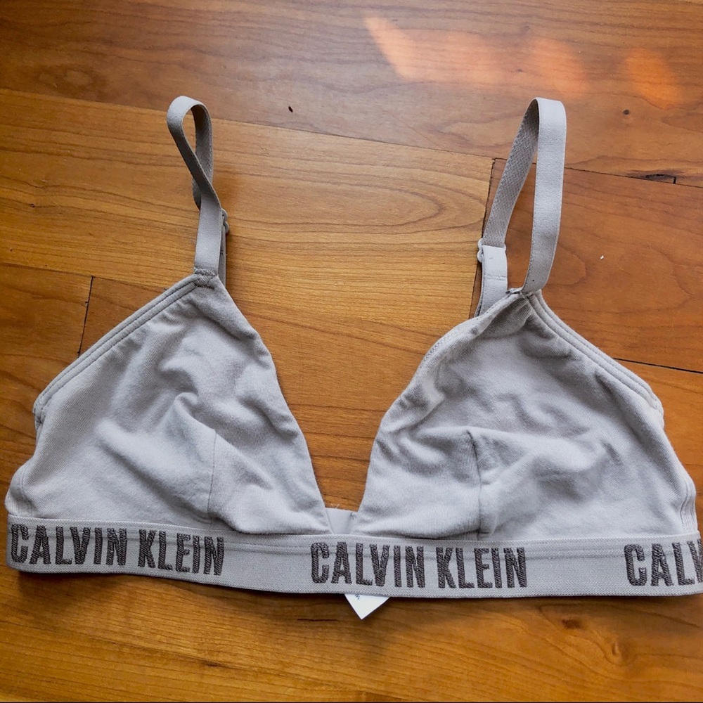 Calvin Klein taupe bralette